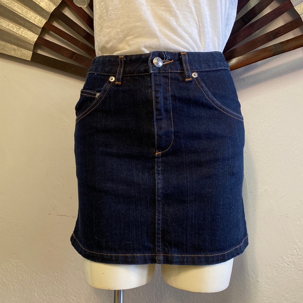 APC Denim Mini Skirt, XS